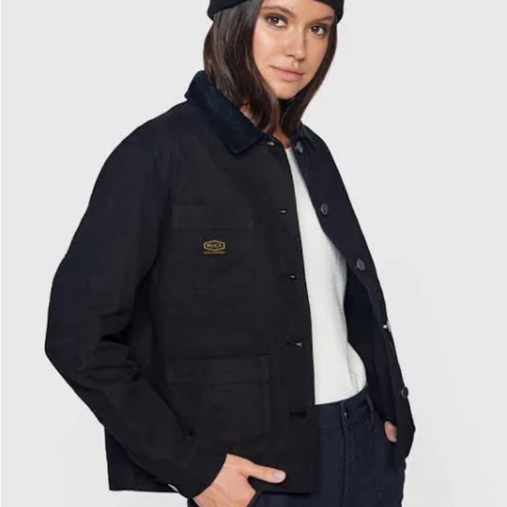 RVCA Medium Black Utility Jacket Women’s
